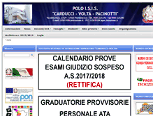 Tablet Screenshot of poloisiscvp.gov.it